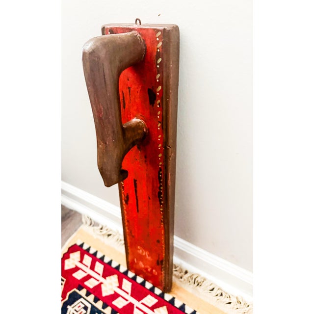 Early 19th Century Rare Pair of 19th-Century Norwegian Courtship Mangle Boards - Dated 1868 & 1879 For Sale - Image 5 of 12