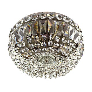 Crystal Chandelier, 1930s For Sale