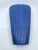 Vintage Blue Art Deco Textured Vase For Sale - Image 4 of 13