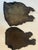 Pair of Small Black Silk Shearling Fur Throws For Sale In Miami - Image 6 of 6