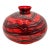 Unusual Large Size Antique Art Deco Czechoslovakian Hand Blown Art Glass Vase by Kralik - Circa 1920s For Sale