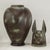 A Pair of Exquisite Vintage Hand-Forged Tin Canopy Jars Duamutf (Jackal) and Kebekhsenuf (Falcon) For Sale - Image 10 of 15