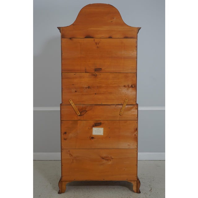 Eldred Wheeler Cherry Secretary Slant Front Desk For Sale - Image 17 of 18