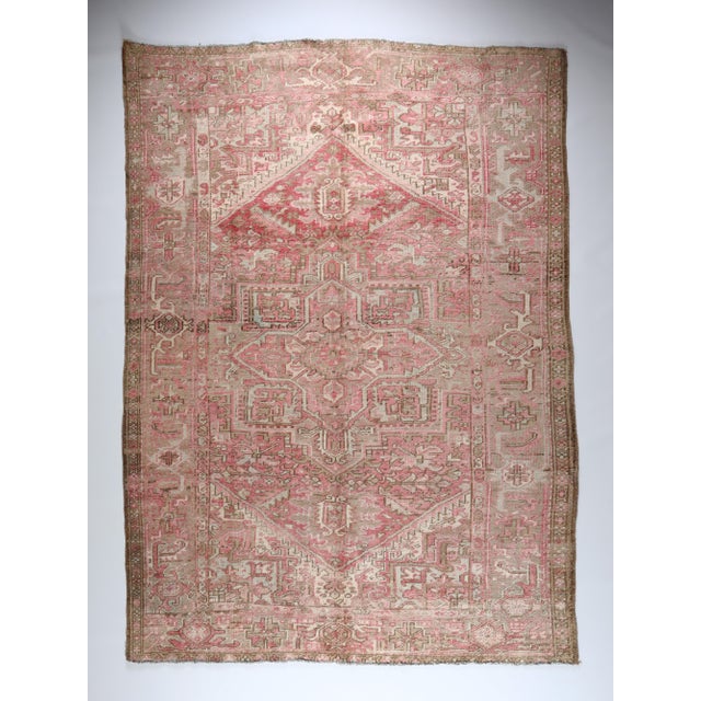 This listing is for an exceptional vintage handmade Tribal carpet. It has wonderful devorative color combination. The age...