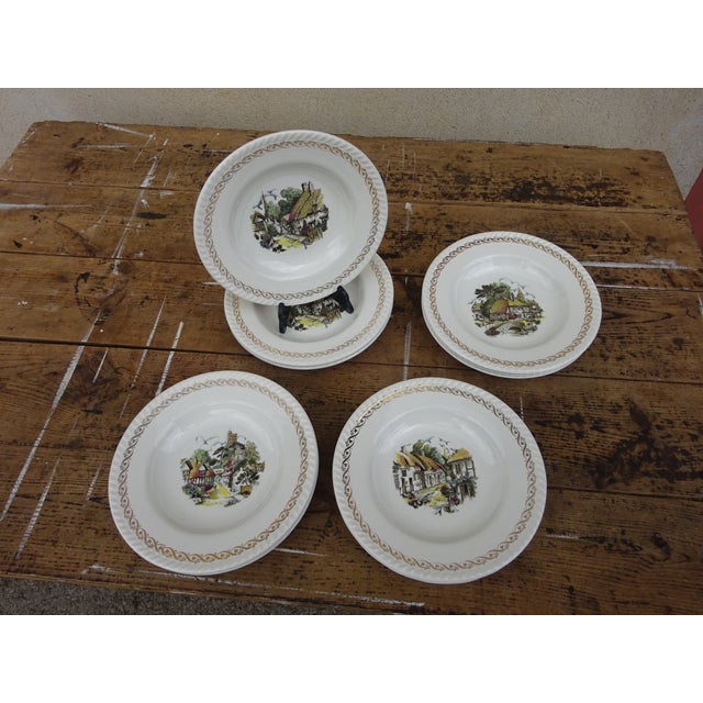Soup Plates in Lunéville Earthenware from Keller & Guerin, 1890s, Set of 11 For Sale - Image 9 of 18