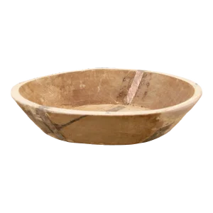 Rustic Copper Strap Antique Bowl