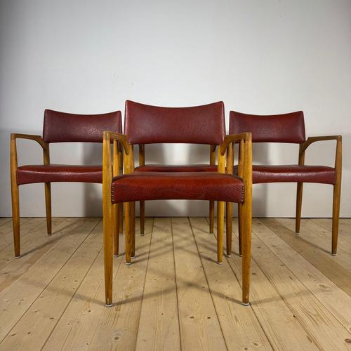 Vintage Teak Dining Chairs by Villy Schou Andersen, Set of 4 For Sale - Image 9 of 9