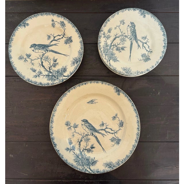 Dessert Service, Set of 8 For Sale - Image 3 of 7