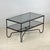 Metal Smoked Glass 'Entretoise' 2-Tier Cocktail Table by Design Frères For Sale - Image 7 of 10