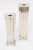 Art Deco Vintage Silver Plate Deco Style "Skyscraper" Candlesticks Pair Of, 90's For Sale - Image 3 of 10
