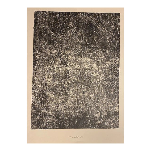 Jean Dubuffet - Wear on Labor - Original Lithograph - 1959 For Sale