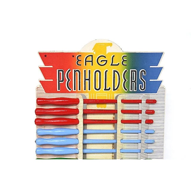 Vintage Pen Nib Holder Display For Sale - Image 4 of 7