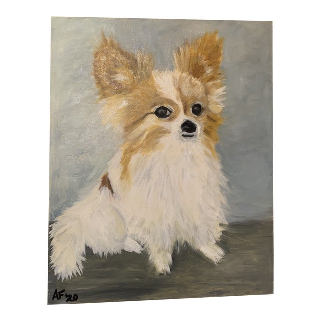 Alice Ford Papillon Dog Portrait Chairish