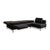Animal Skin Leather Chrome Corner Sofa in Black with Manual Function by Brühl Moule For Sale - Image 7 of 18