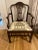 19th Century Mahogany Hepplewhite Carver Chair With Schumacher Fabric Seat For Sale - Image 13 of 13