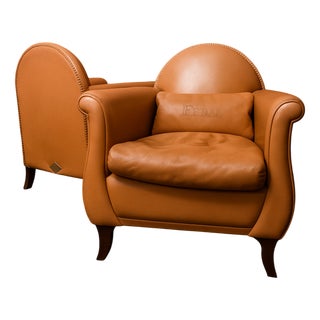 Vintage Club Chairs, 1975, Set of 2 For Sale