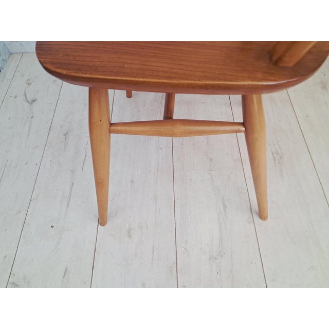 Mid-Century Modern Windsor Dining Chairs in Elm by Lucian Ercolani for Ercol, 1960, Set of 2 For Sale - Image 12 of 14