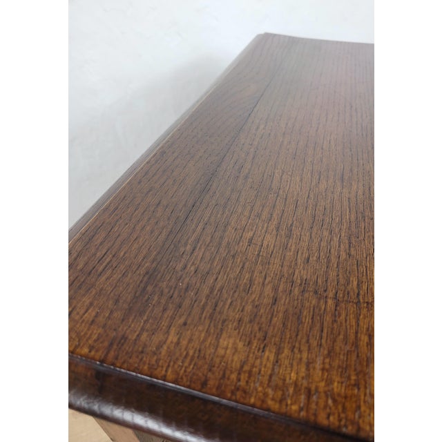 Vintage Rectangular Country Barley Twist Side Table, 1950 For Sale - Image 18 of 18