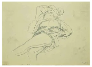 Leo Guida, Nude, 1970s, Drawing