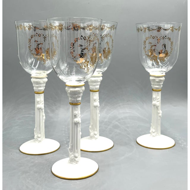The Romeo and Juliet Goblets by Franklin Mint, 1986, Set of 4 For Sale - Image 12 of 15