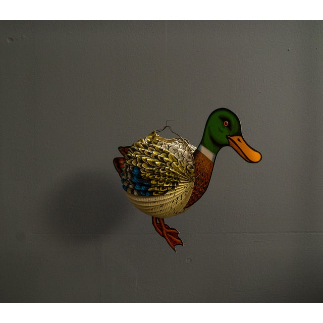 Paper Duck Lantern, West Germany, 1960s For Sale - Image 4 of 14
