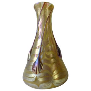 Early 20th Century Loetz Phaenomen Genres Austrian Vase For Sale