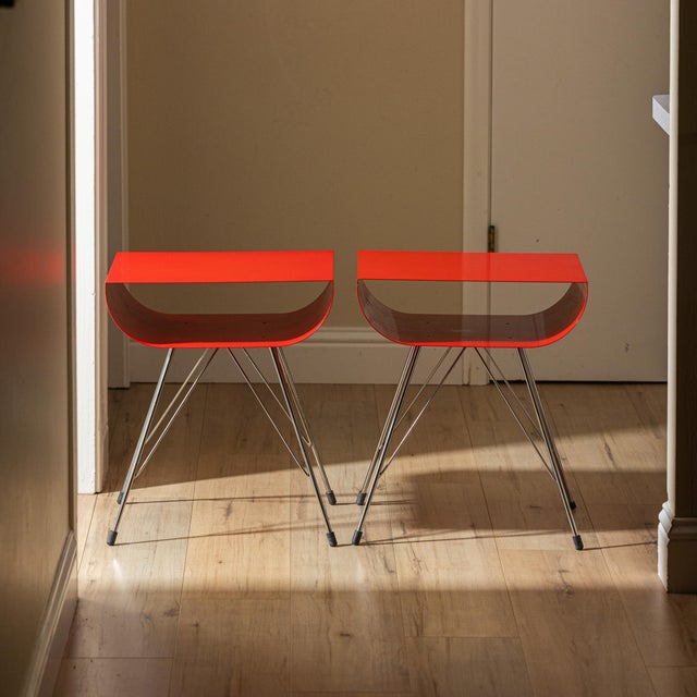 Eames Johnny Lim for Pure Design "Star69" Side Tables, Canada, 1997 – Pair For Sale - Image 4 of 16