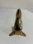 Vintage Solid Brass Seal Figurine For Sale - Image 4 of 8
