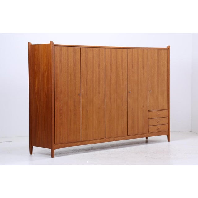 Vintage Teak Wardrobe, 1960s For Sale - Image 15 of 17