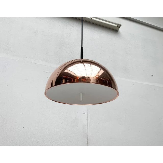 Mid-Century German Dome Copper Pendant Lamp from Staff Leuchten, 1960s For Sale - Image 4 of 18