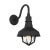 Transitional Thomas O'Brien by Visual Comfort Studio Hollis 1-Light Outdoor Small Lantern Sconce in Textured Black For Sale - Image 3 of 6
