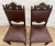 Wood Antique Gothic Side Chairs Set of Two Barley Twist Legs Hand Carved Solid Oak For Sale - Image 7 of 13