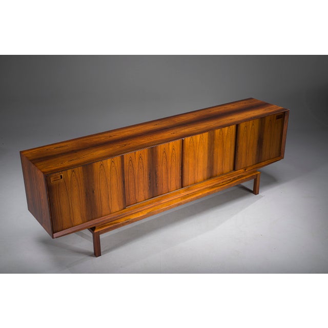 Large Danish Sideboard by Johannes Andersen for Christian Linneberg, 1960s For Sale - Image 16 of 18