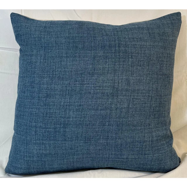 Cream 16" Square Decorative Toss Pillow Embellished With a Pair of Strutting Hens/Chickens in the Grass - Made in the U K For Sale - Image 8 of 11