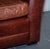 Vintage Brown Leather 2-to-3-Seater Sofa For Sale - Image 6 of 17