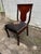 19th Century Antique Victorian Style Mahogany Marquetry Inlaid Needlepoint Side Chair For Sale - Image 4 of 12