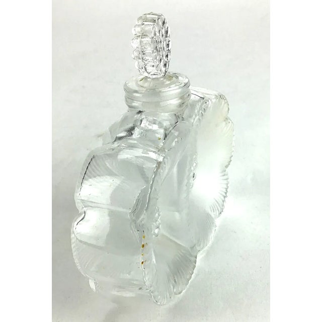 Lalique Vintage Genuine Lalique Perfume Bottle With Stopper For Sale - Image 4 of 8