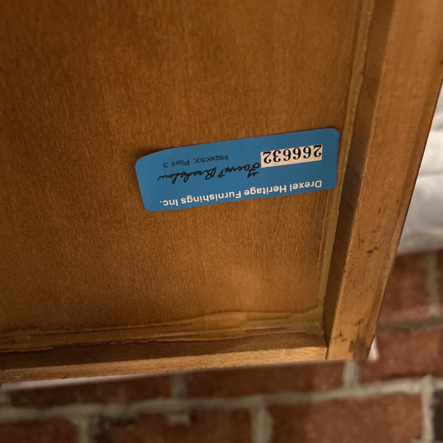 Mid-Century Modern, Drexel Heritage Accolade End Table/Nightstand For Sale - Image 11 of 12