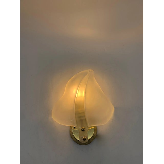 Wall Lamps by Seguso, 1970, Set of 2 For Sale - Image 4 of 5