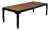 Mid-Century Modern Chin Hua Burlwood & Black Dining Table by Ray Sobota for Century Furniture 98" For Sale