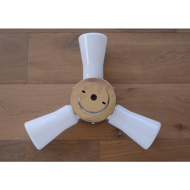 Ikea Art Deco Style 3-Light Ceiling Lamp For Sale - Image 4 of 9