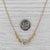 Mid 20th Century 0.18ctw Diamond Circles Necklace 18k Yellow Gold 17.25" Cable Chain For Sale In Greensboro - Image 6 of 6