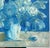“A Bouquet of Blue” Oil on Linen by Nancy M. Vignola For Sale - Image 4 of 7