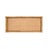 2020s Matthew Izzo Home Wavey Small Scallop Edged Rectangle Rattan Tray For Sale - Image 5 of 7