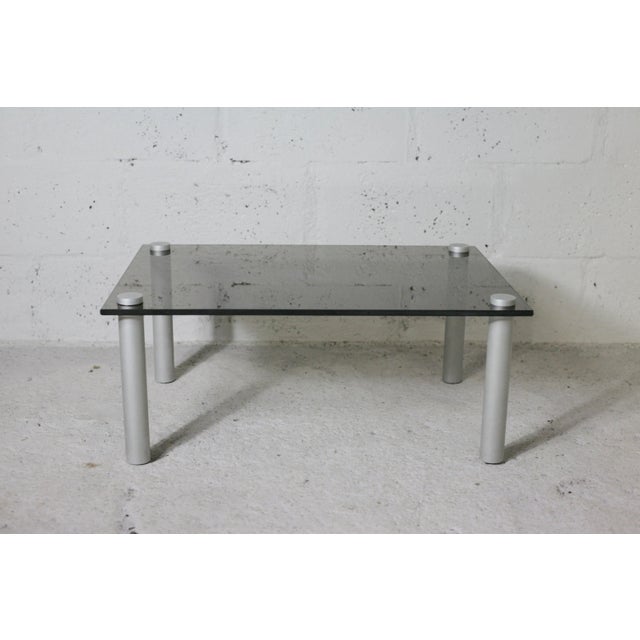 Smoked Glass Coffee Table, 1970s For Sale - Image 14 of 18