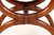 Navy Blue Empire Style Velvet Upholstered Curule Stools, Pr. For Sale - Image 8 of 8