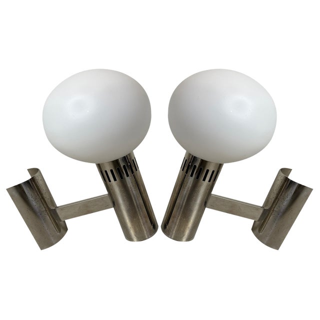 Vintage Wall Lamps from Boulanger, Set of 2 For Sale