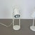 White Metal Table Lights attributed to Rolf Krüger for Heinz Neuhaus Leuchten, 1970s, Set of 2 For Sale - Image 9 of 18