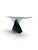 Postmodern 1980s Postmodern Triangle Marble Base Console Table in the Style of Massimo Vignelli . For Sale - Image 3 of 12