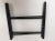 Vintage Folding Black Wooden Tray Table Stand For Sale In Palm Springs - Image 6 of 9